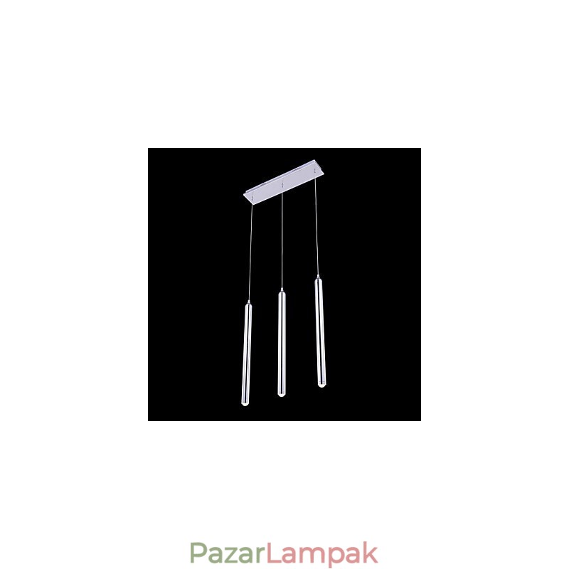 Csillár Modern kortárs fém 3 fényű függőlámpa