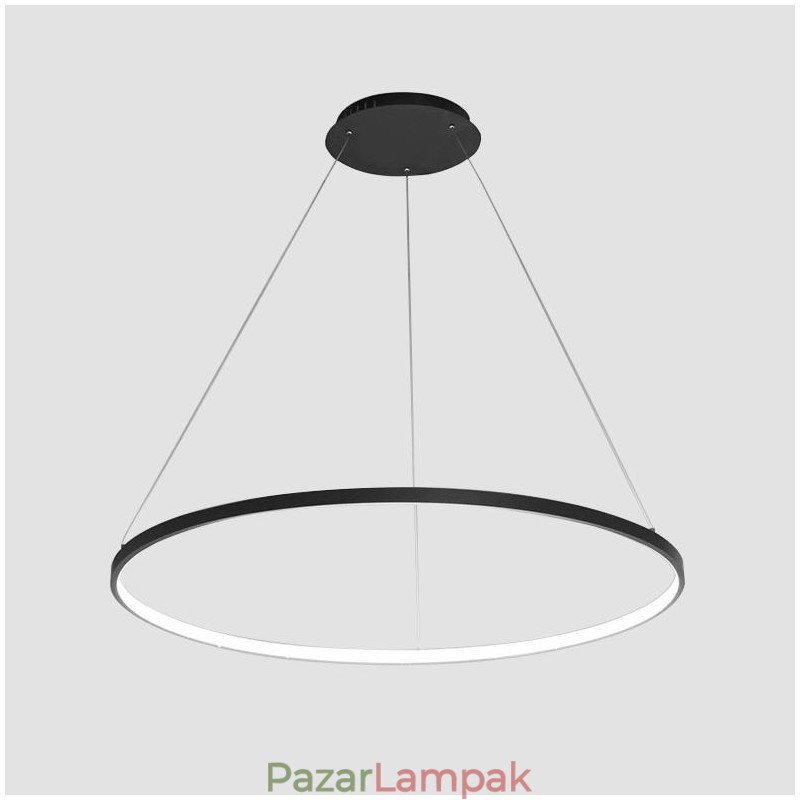 Szabályozható 63W 100cm átmérőjű függőlámpa modern design gyűrű
