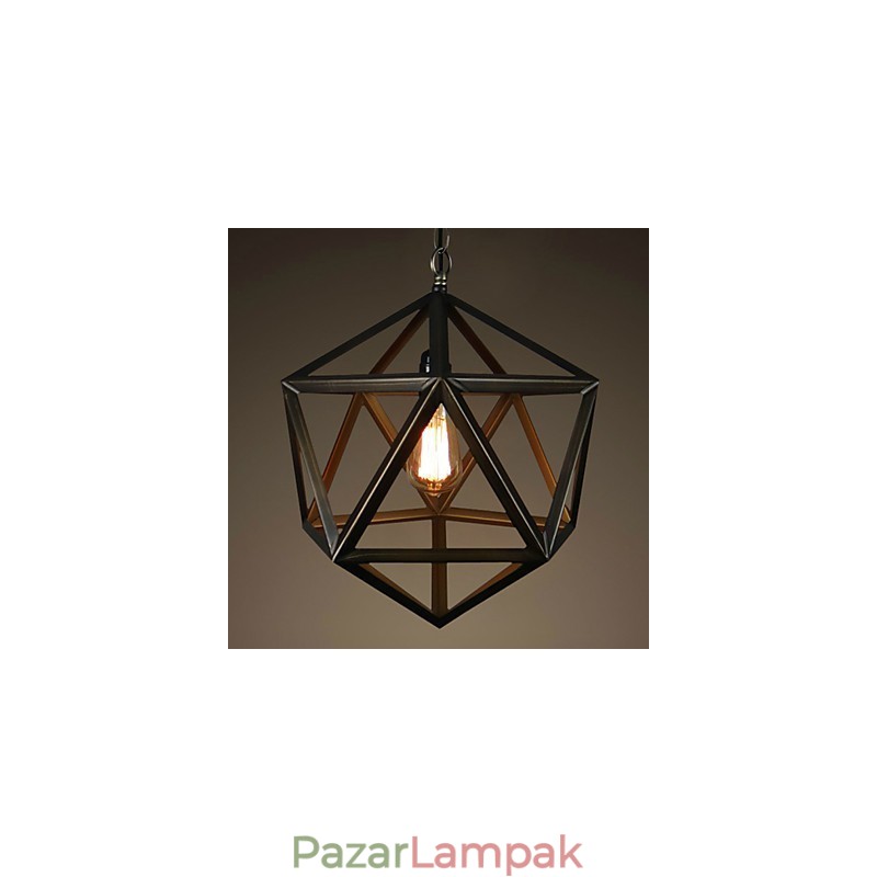 Rusztikus Lodge Vintage fém csillár