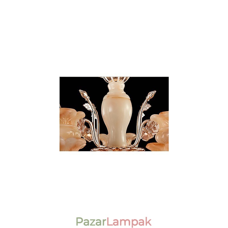 Jade Crystal függőlámpa Gyertya stílusú csillár