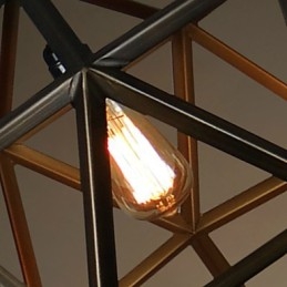 Rusztikus Lodge Vintage fém csillár