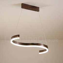 Fényszabályozható lineáris függőlámpa távirányítóval Modern design