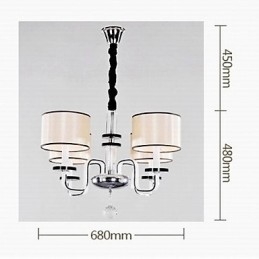 Modern minimalista csillár világítószövet Art Crystal csillár