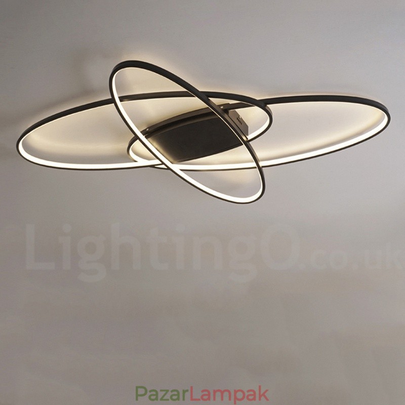 Szabályozható ovális modern kortárs alumínium mennyezeti lámpa süllyesztett lámpa nappali hálószobához fali lámpaként is használható