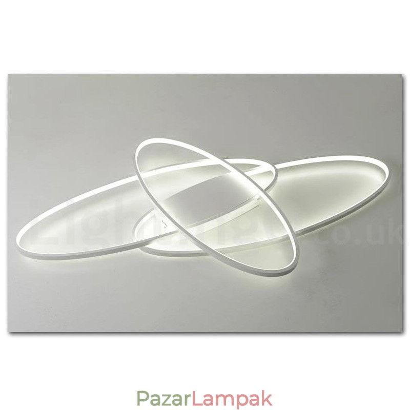 Szabályozható ovális modern kortárs alumínium mennyezeti lámpa süllyesztett lámpa nappali hálószobához fali lámpaként is használható