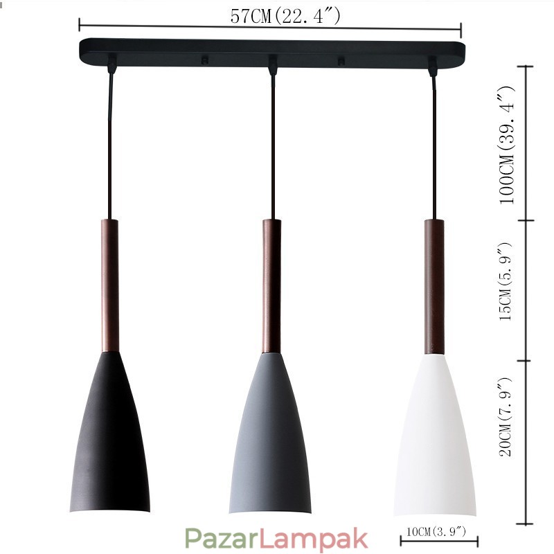 Modern, kortárs Macaron függőlámpa kivitel