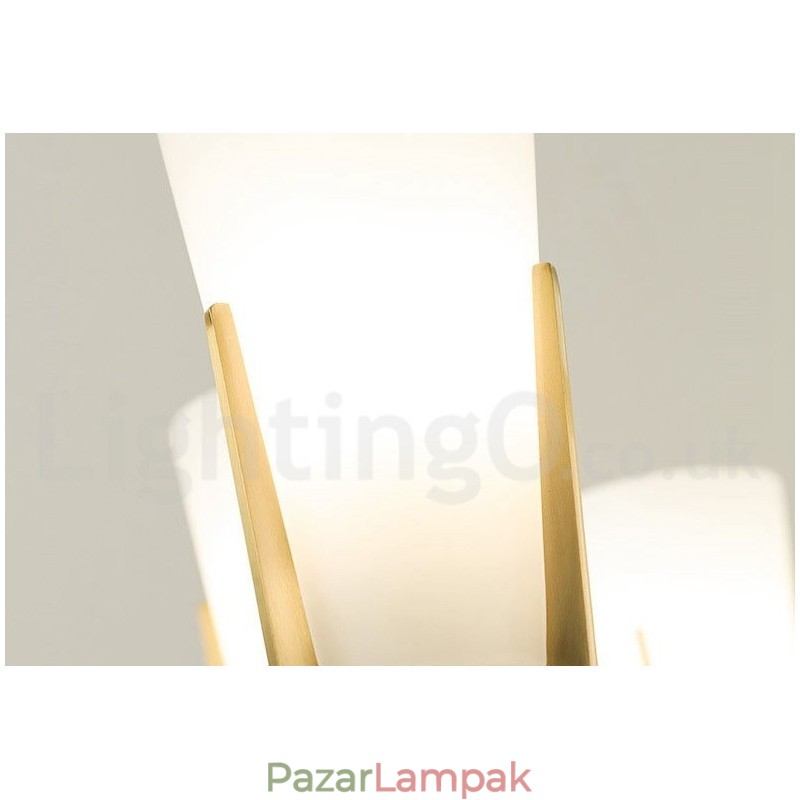 Retro vintage sárgaréz kristályok függő gyertyacsillár üveg ernyőkkel
