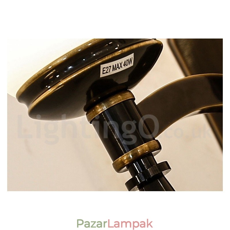 Tiszta sárgaréz luxus rusztikus retro vintage sárgaréz függő gyertyacsillár üveg ernyőkkel