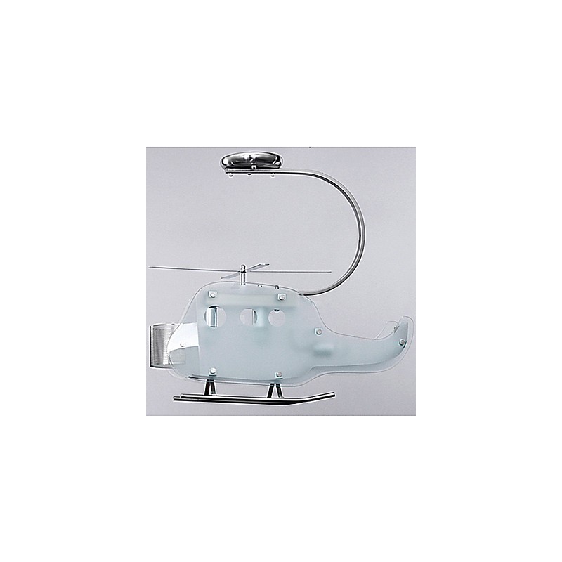 Egyszerű Gyermek lámpa Cartoon Glass Helikopter lámpa
