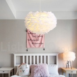 Többszínű tollcsillár Modern, kortárs függőlámpa