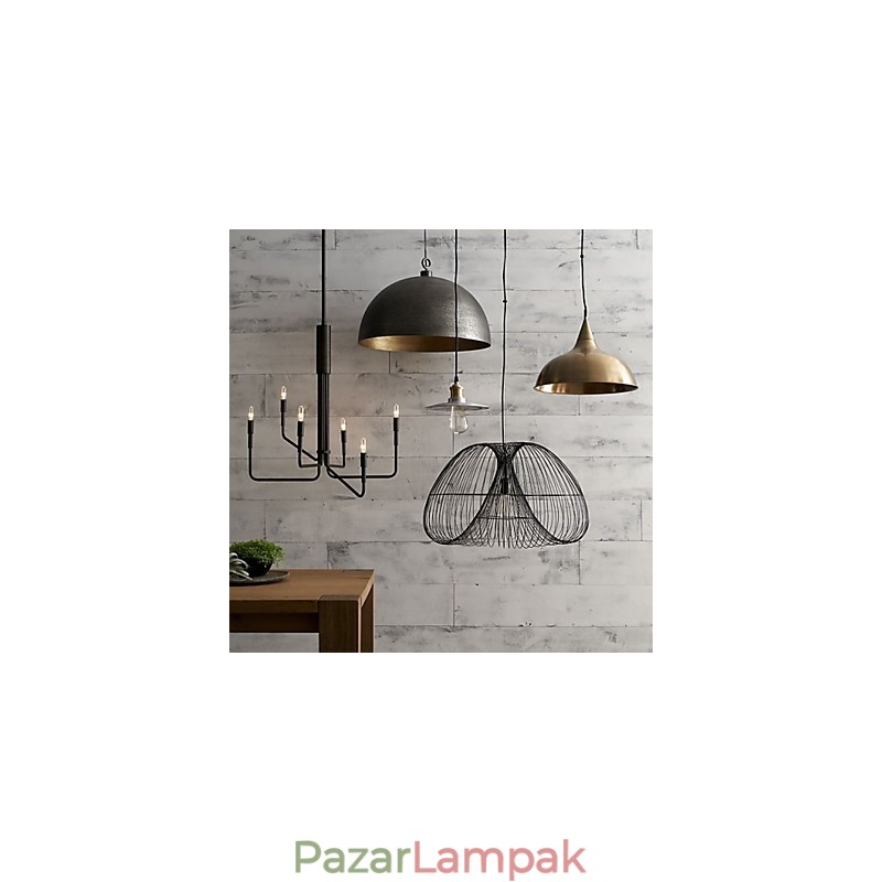 Ország festmény fém csillár