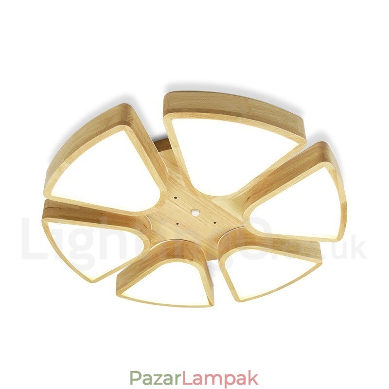 Faszirom mennyezeti lámpa akril ernyővel, északi stílusú mennyezeti lámpával