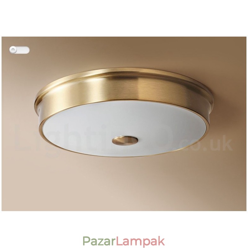 Retro Vintage süllyesztett mennyezeti lámpa üvegernyővel
