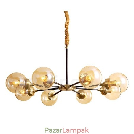Tiszta sárgaréz luxus rusztikus retro vintage sárgaréz függőcsillár üvegárnyékolóval Tiszta sárgaréz luxus rusztikus retro vintage sárgaréz függőcsillár üvegárnyékolóval