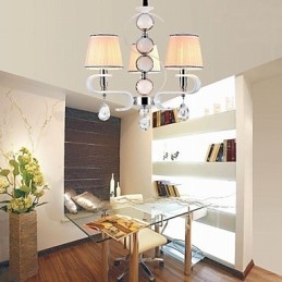 Fabric Chandelier 3 Light Modern minimalista, kiváló minőségű lámpa