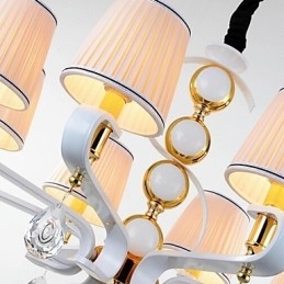 Fabric Chandelier 3 Light Modern minimalista, kiváló minőségű lámpa