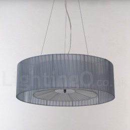 Drum 4 Light Pendant Modern fény szövet ernyővel