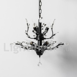 Crystal Iron festőcsillár Crystal Modern világító lámpával
