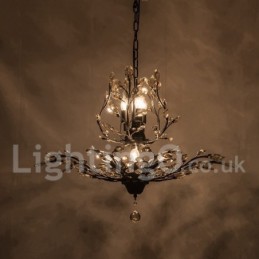 Crystal Iron festőcsillár Crystal Modern világító lámpával
