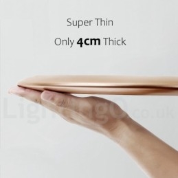 4 cm-es vastag szupervékony, szabályozható, modern, skandináv stílusú, süllyesztett mennyezeti lámpák akril ernyővel, távirányítóval fali lámpaként is használhatók