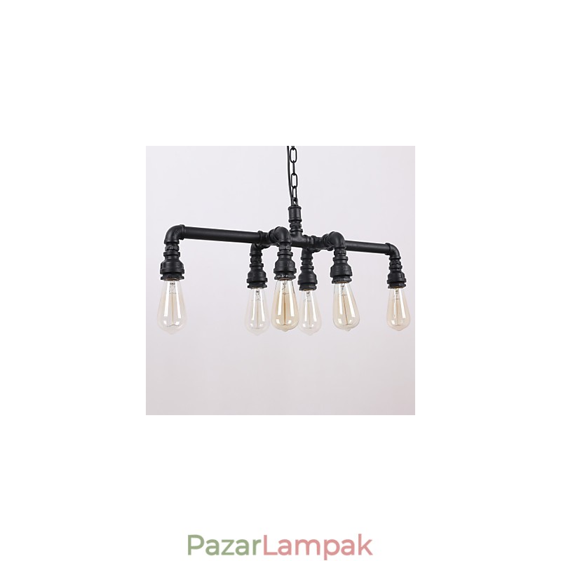 Vízcső Retro bevonat 6Fény festés medál