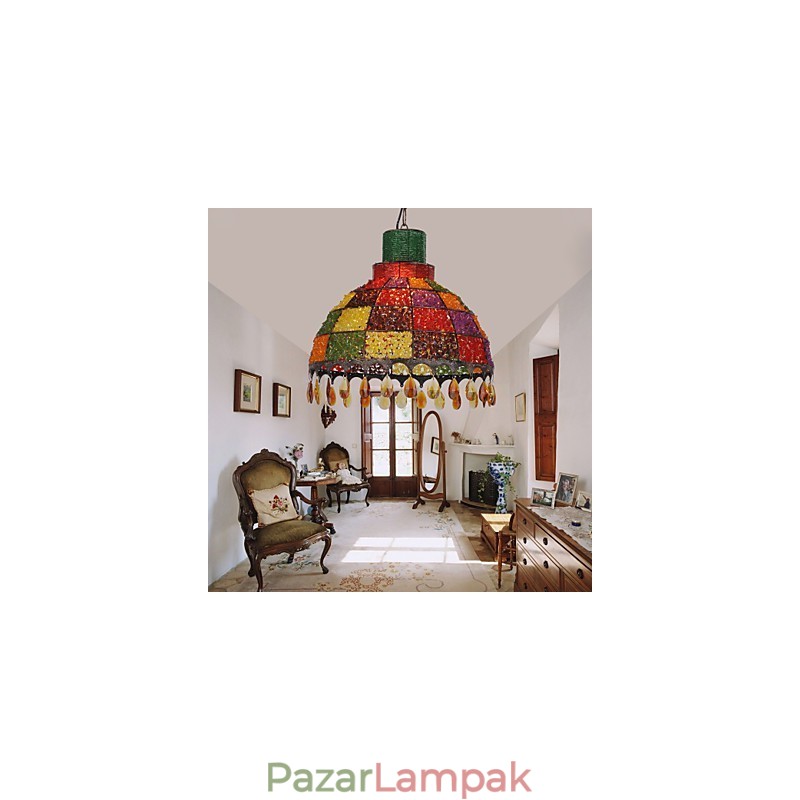 Mini stílusú Vintage csillár kézi lámpa