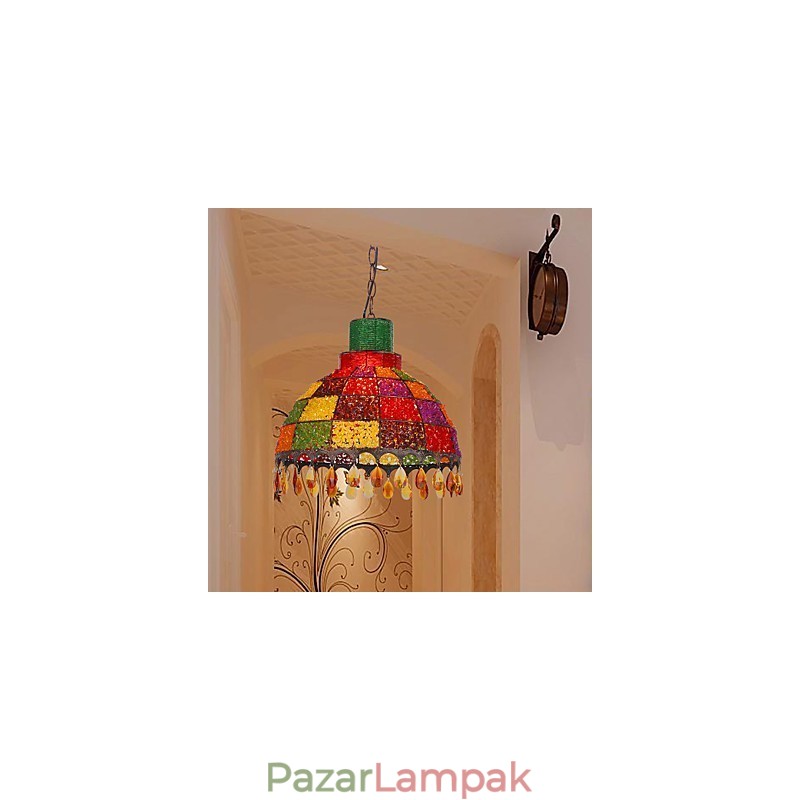 Mini stílusú Vintage csillár kézi lámpa