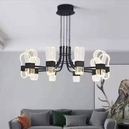 10 világos nordic Post Modern 2021 design csillár akril árnyalatokkal