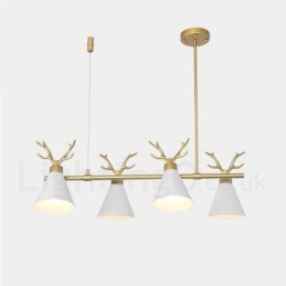 4 Világos nordic Macaron Modern Agancs csillár