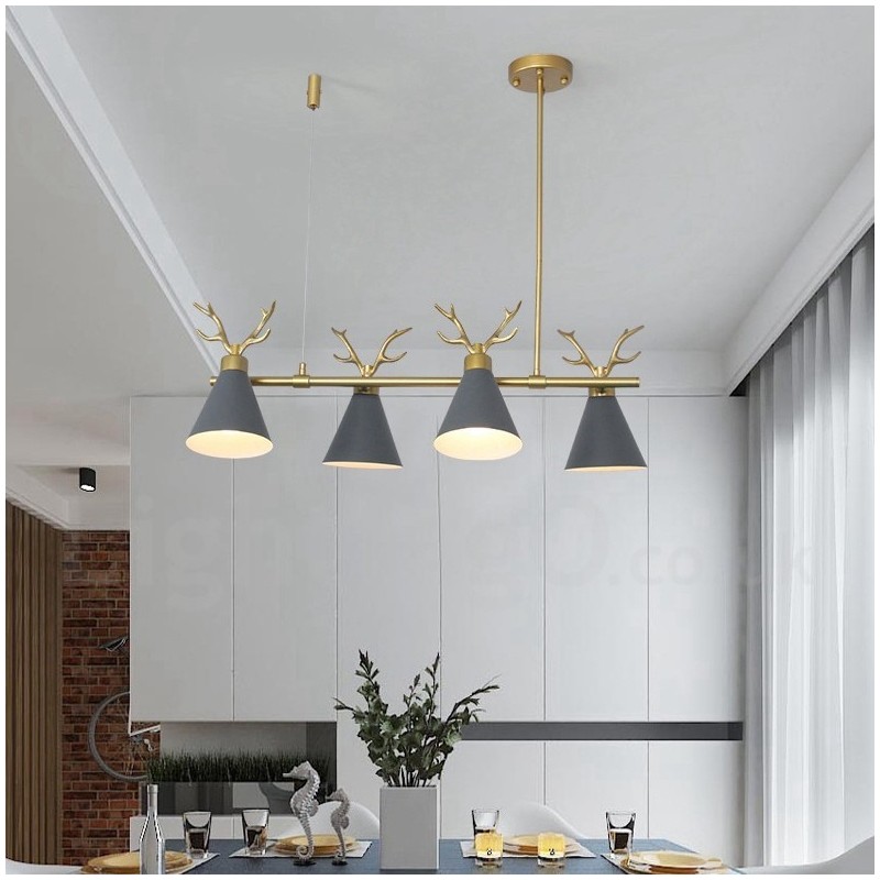 4 Világos nordic Macaron Modern Agancs csillár
