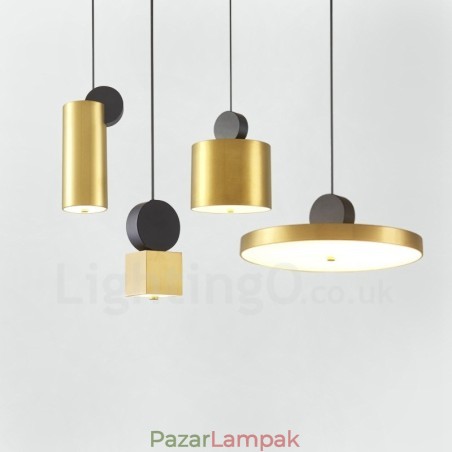 4 stílus arany fekete posztmodern függőlámpa 4 stílus arany fekete posztmodern függőlámpa