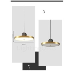 4 stílus arany fekete posztmodern függőlámpa