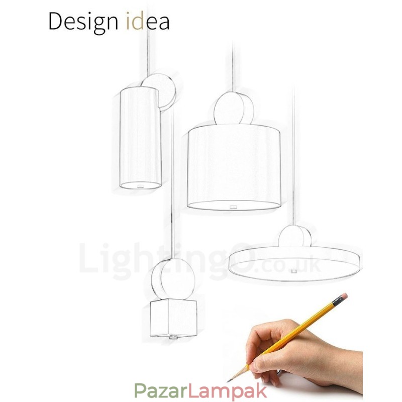 4 stílus arany fekete posztmodern függőlámpa