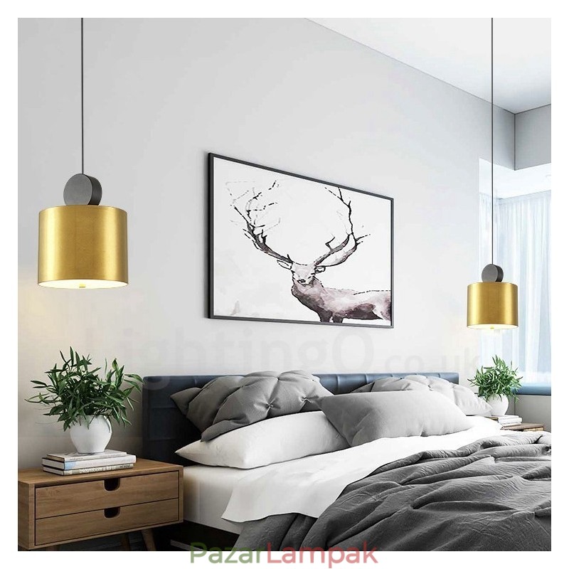 4 stílus arany fekete posztmodern függőlámpa