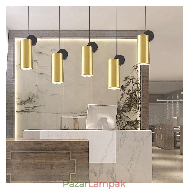 4 stílus arany fekete posztmodern függőlámpa