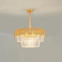 Posztmodern arany luxus kerek K9 kristályfüggő csillár lámpák kiállítóterem