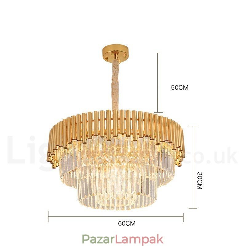 Posztmodern arany luxus kerek K9 kristályfüggő csillár lámpák kiállítóterem