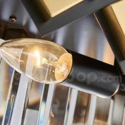 Luxus Modern Gold Plus fekete kerek K9 kristály medál csillár Kiállítóterem