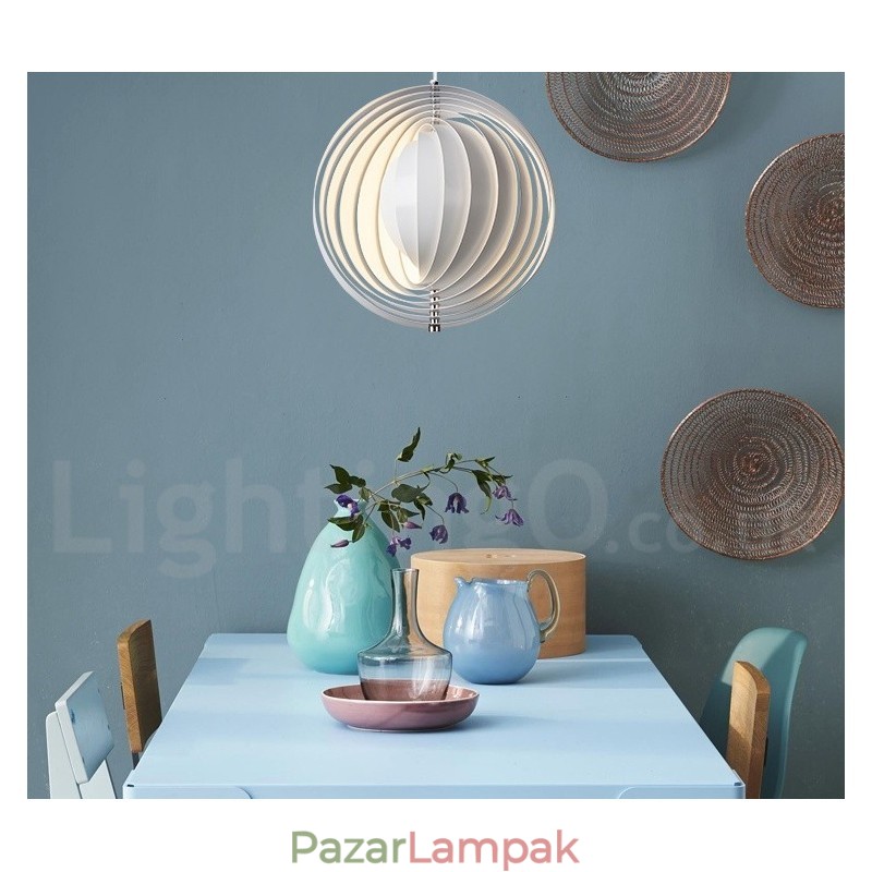 Globe White Rotate Posztmodern DIY függőlámpa