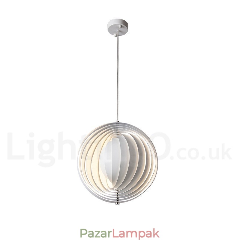 Globe White Rotate Posztmodern DIY függőlámpa