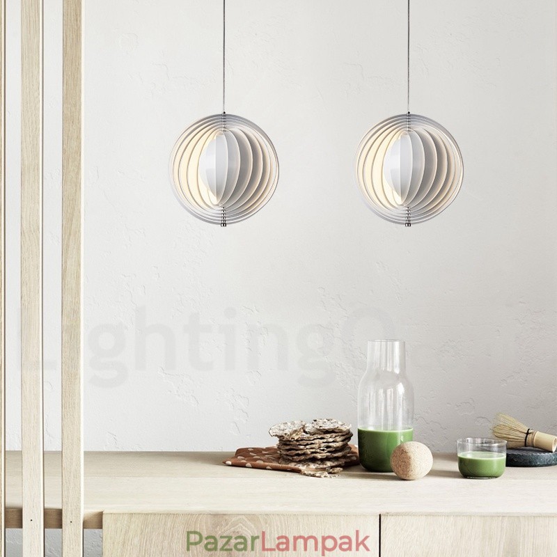 Globe White Rotate Posztmodern DIY függőlámpa