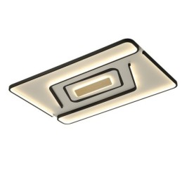 Téglalap alakú, modern kortárs süllyesztett lámpa