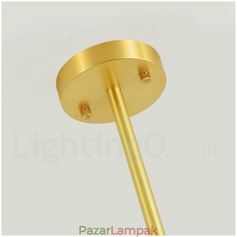 12 fény (6+6 fény) kétszintű tiszta sárgaréz észak-európai bab csillár modern fémmolekulák függőlámpa