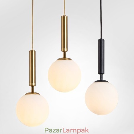 Modern, kortárs függőlámpa üvegernyővel Modern, kortárs függőlámpa üvegernyővel