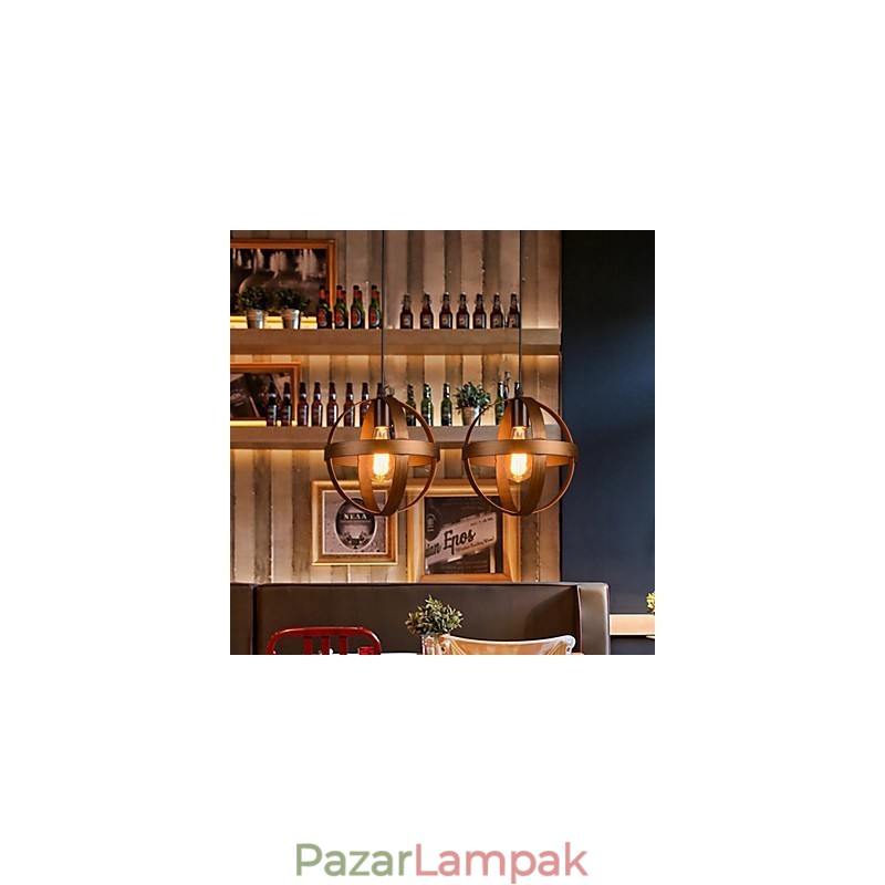 Retro vas lámpa Modern minimalista ipari stílusú csillár