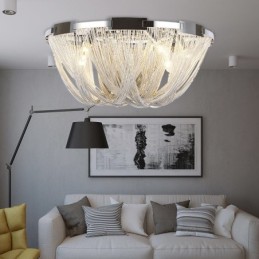 Bojt csillár Designer mennyezeti világos ezüst arany színű