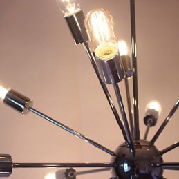 Csillár Modern Globe Living Pendant Dining Bevásárlás Bolt Éjszakai fém króm