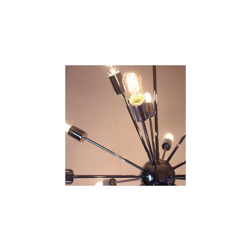 Csillár Modern Globe Living Pendant Dining Bevásárlás Bolt Éjszakai fém króm