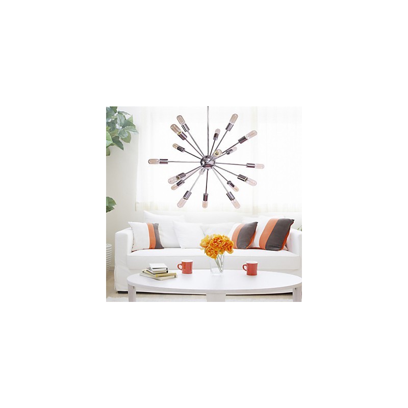Csillár Modern Globe Living Pendant Dining Bevásárlás Bolt Éjszakai fém króm