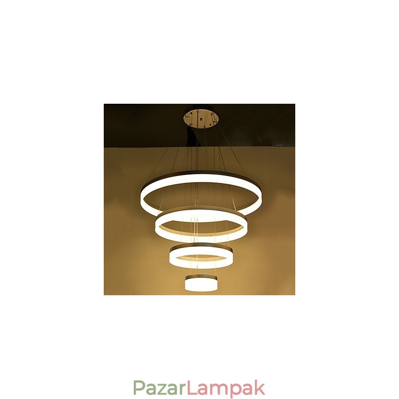 Akril csillárgyűrű függő lámpatestek